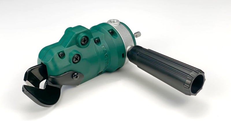 PacTool SS701 Snapper Shear - Sheet Metal Shears - Sheet Metal Cutter Drill Attachment - Cut Up to 18-Gauge Galvanized Steel, Aluminum, and Copper - Sheet Metal Tools - Carpenter Tools and Accessories - Image 2